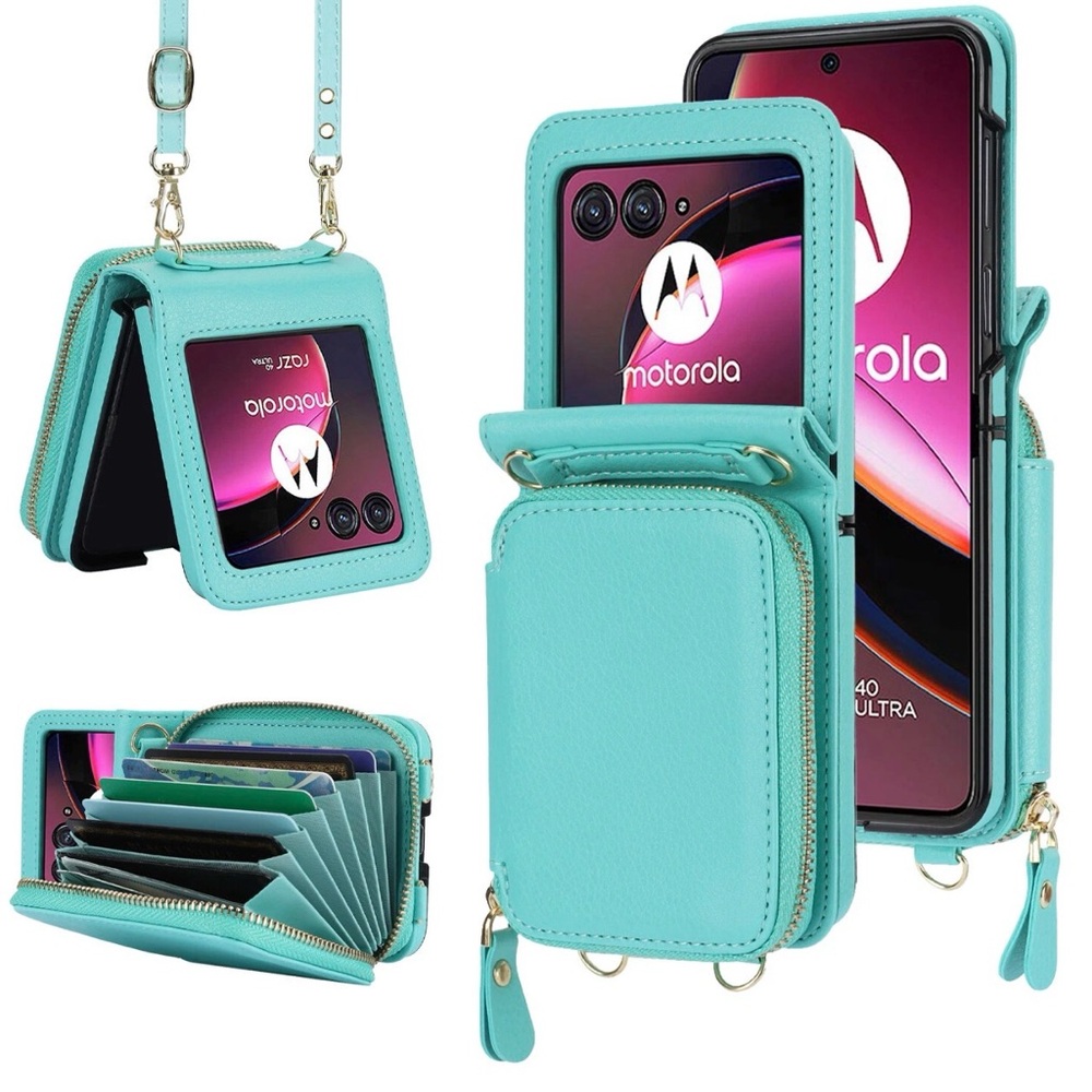 Motorola Aqua Multi-Function Wallet Case